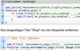 woocommerce funktionen